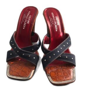 Donald-pliner Women's Multi Sandals sz 10